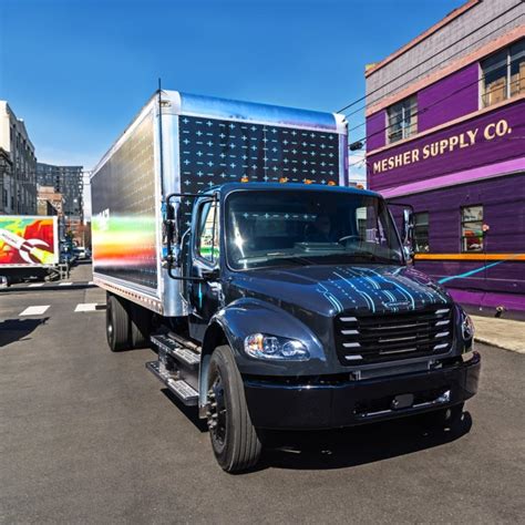 electric box truck band|em2 electric box truck.